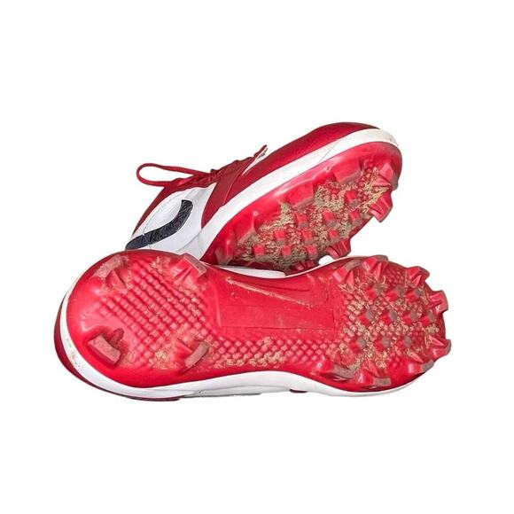 ***SOLD*** Nike Jordan 1 Low MCS Chicago Red White Baseball Cleat Size 8.5 - Picture 5 of 6